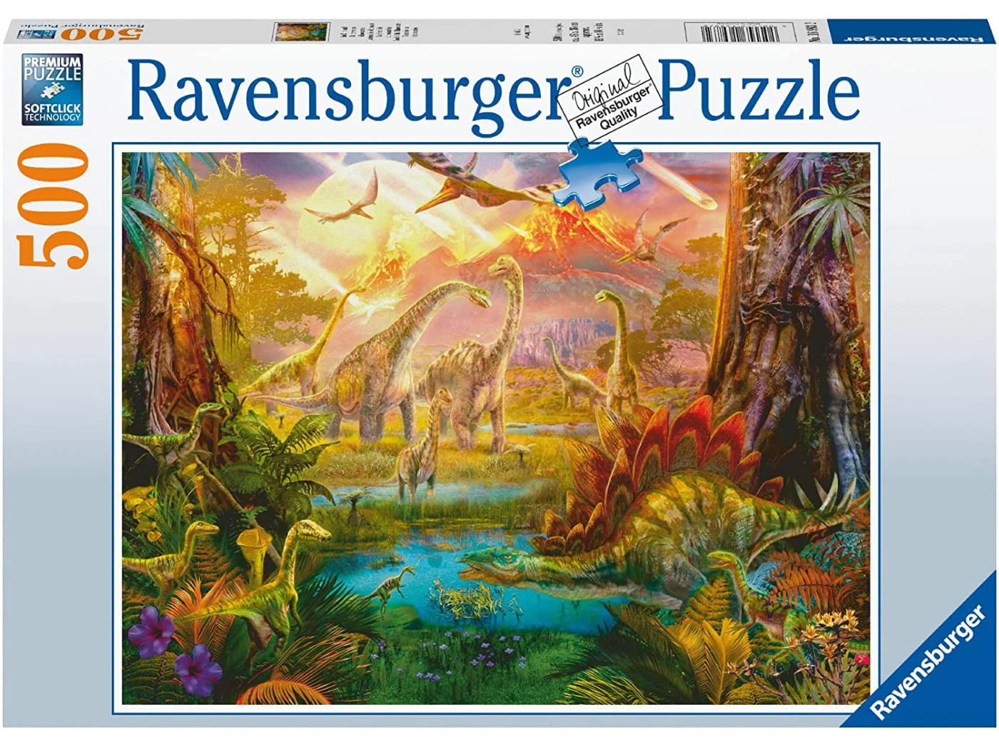 Ravensburger 16983 - Puzzles Adultes - Puzzle 500 Pièces - La Terre Des Dinosaures 3 Ravensburger 16983 - Puzzles Adultes - Puzzle 500 Pièces - La Terre Des Dinosaures
