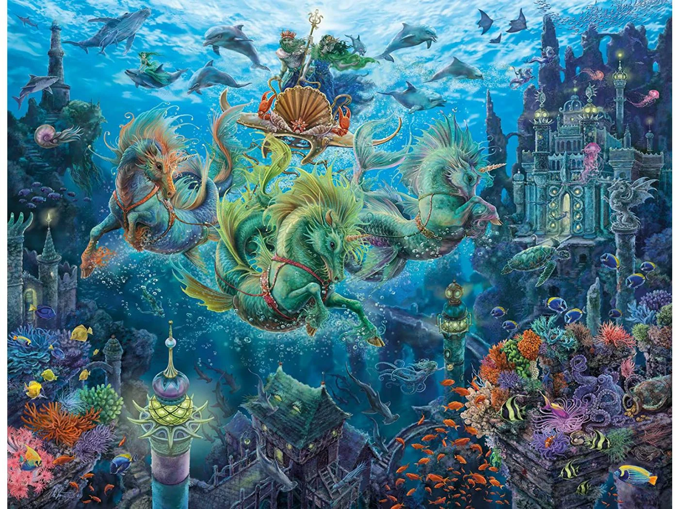 Ravensburger 17115 - Puzzles Adultes - Puzzle 2000 Pièces - Sous L'eau 5 Ravensburger 17115 - Puzzles Adultes - Puzzle 2000 Pièces - Sous L'eau – Image 3