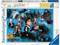 Ravensburger 17128 - Puzzles Adultes - Puzzle 1000 Pièces - Le Monde Magique D'Harry Potter