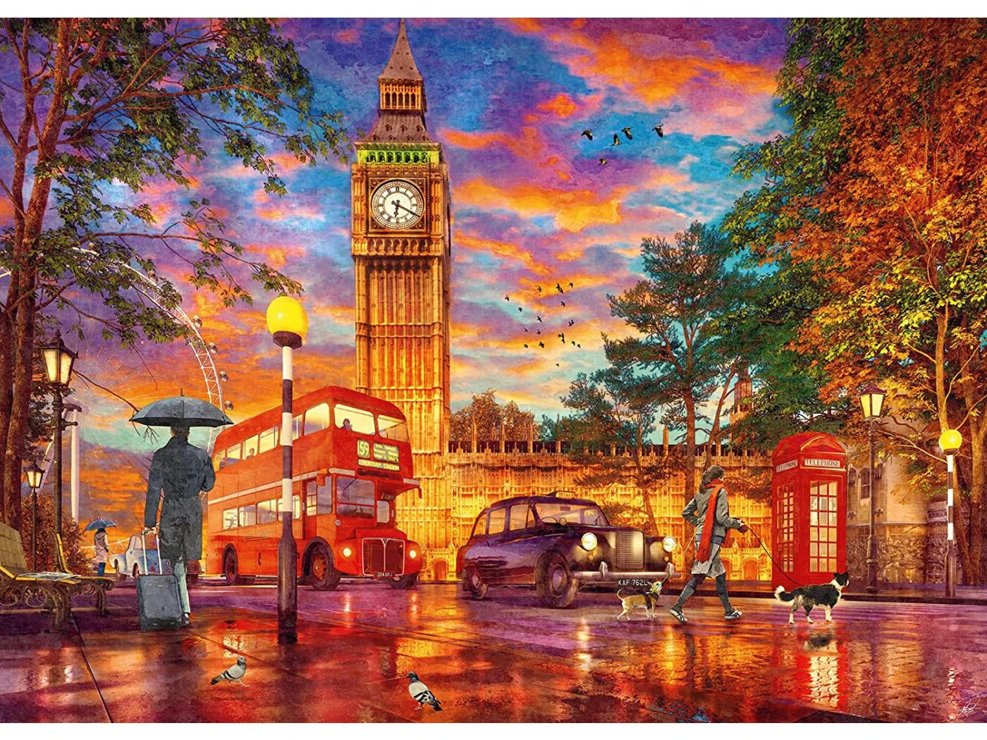 Ravensburger 17141 - Puzzles Adultes - Puzzle 1000 Pièces - Parliament Square, Londres 4 Ravensburger 17141 - Puzzles Adultes - Puzzle 1000 Pièces - Parliament Square, Londres – Image 2