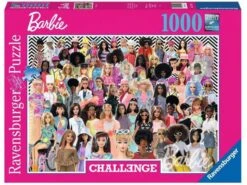 Ravensburger 17159 - Puzzles Adultes - Puzzle 1000 Pièces - Barbie (Challenge Puzzle)