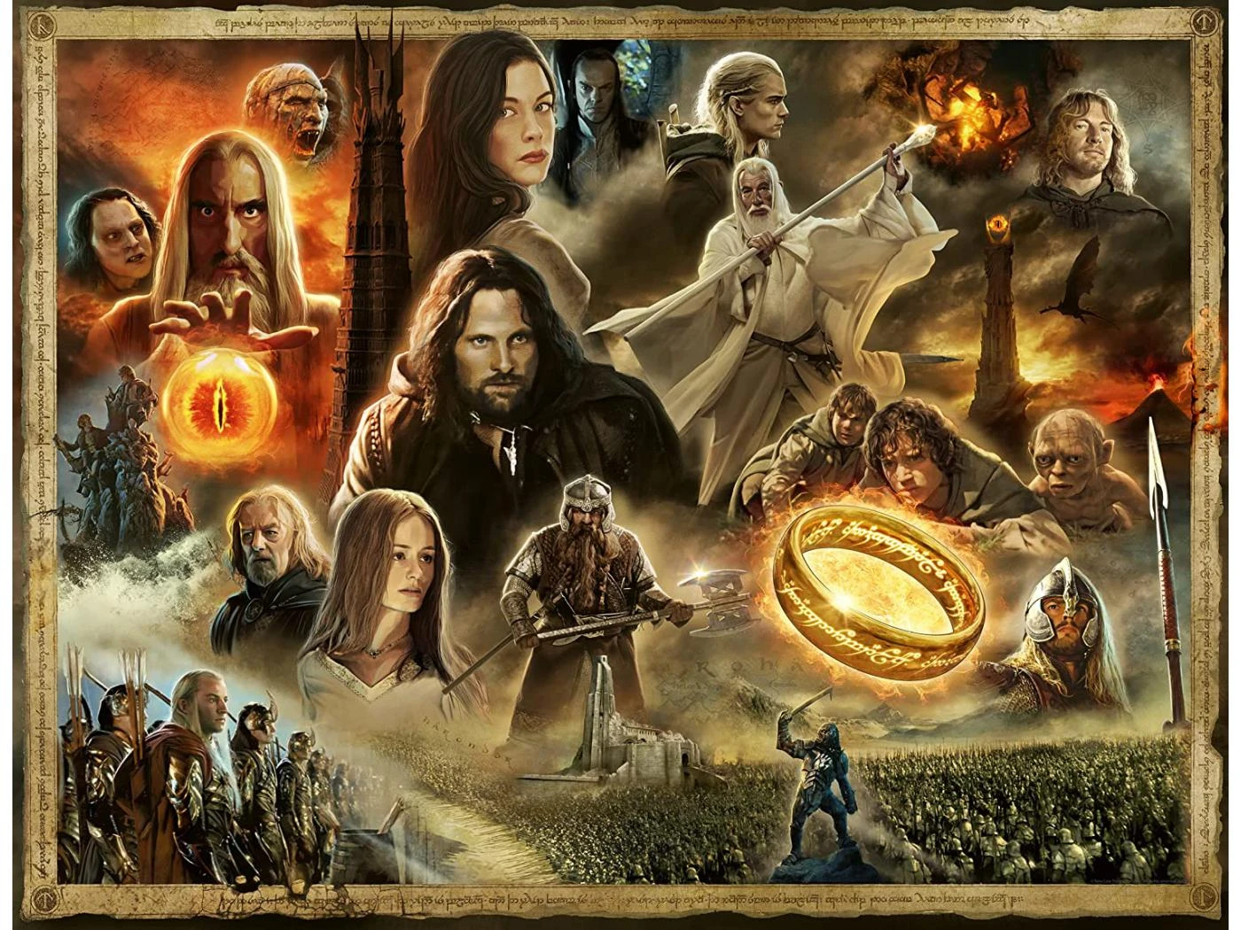 Ravensburger 17294 - Puzzles Adultes - Puzzle 2000 Pièces - Les Deux Tours / Le Seigneur Des Anneaux 5 Ravensburger 17294 - Puzzles Adultes - Puzzle 2000 Pièces - Les Deux Tours / Le Seigneur Des Anneaux – Image 3