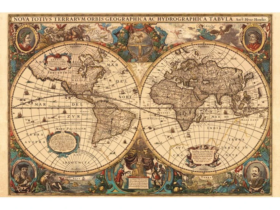 Ravensburger 17411 - Puzzles Adultes - Puzzle 5000 Pièces - Mappemonde Antique 4 Ravensburger 17411 - Puzzles Adultes - Puzzle 5000 Pièces - Mappemonde Antique – Image 2