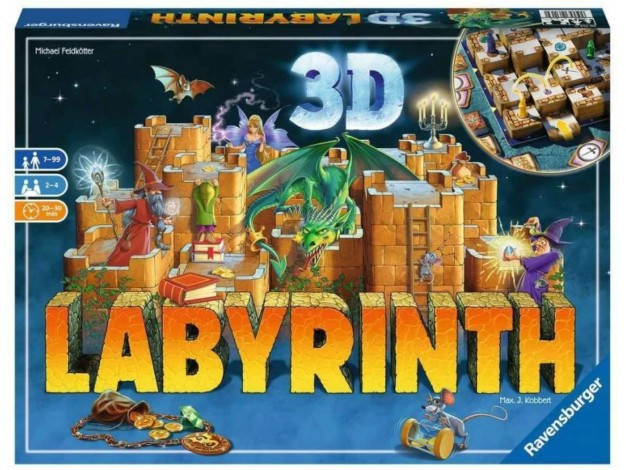 Ravensburger 26113 - Jeux De Réflexion - Labyrinthe 3D 3 Ravensburger 26113 - Jeux De Réflexion - Labyrinthe 3D