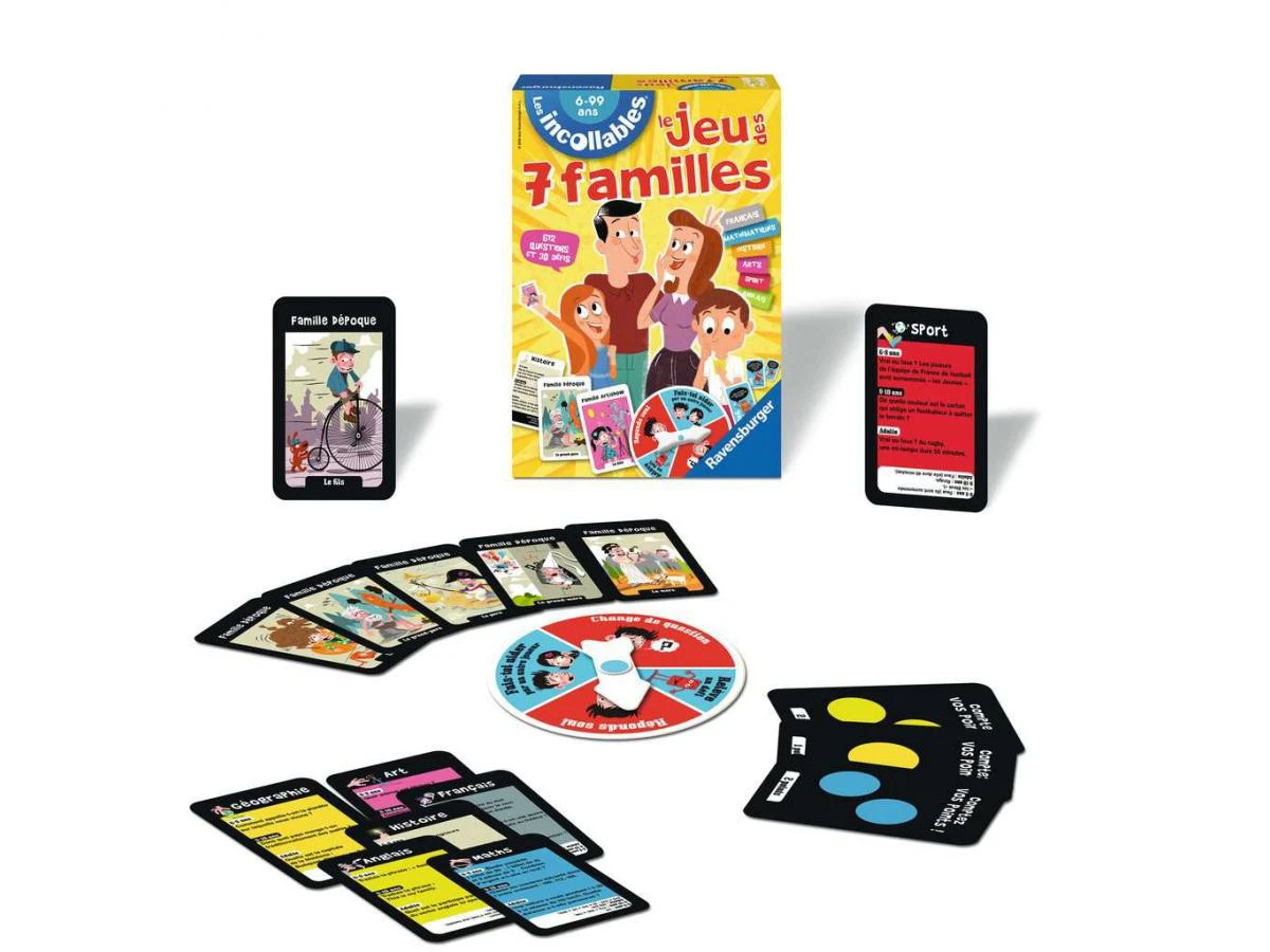 Ravensburger 26624 - Jeux De Réflexion - Le Jeu Des 7 Familles Des Incollables 5 Ravensburger 26624 - Jeux De Réflexion - Le Jeu Des 7 Familles Des Incollables – Image 3