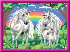 Ravensburger 28918 - Jeux Créatifs - Numéro D'art - Grand - Au Pays Des Licornes -Born To Be Kids ravensburger 28918 jeux creatifs numero d art grand au pays des licornes a partir de 9 ans 900 1