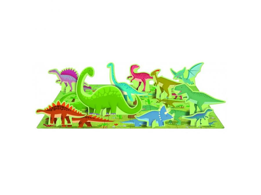 307551 - Livre Et Puzzle - Q-Box - Les Dinosaures 4 307551 - Livre Et Puzzle - Q-Box - Les Dinosaures – Image 2