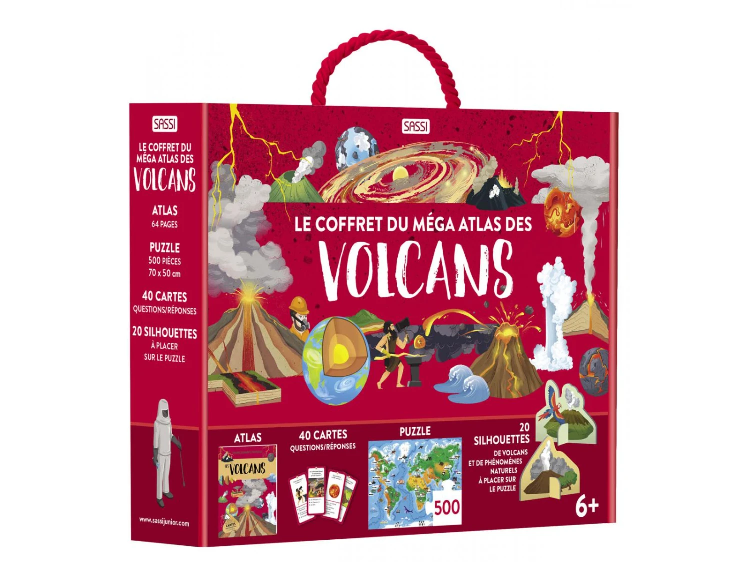 307667 - Coffret Du Méga Atlas Des Volcans 3 307667 - Coffret Du Méga Atlas Des Volcans
