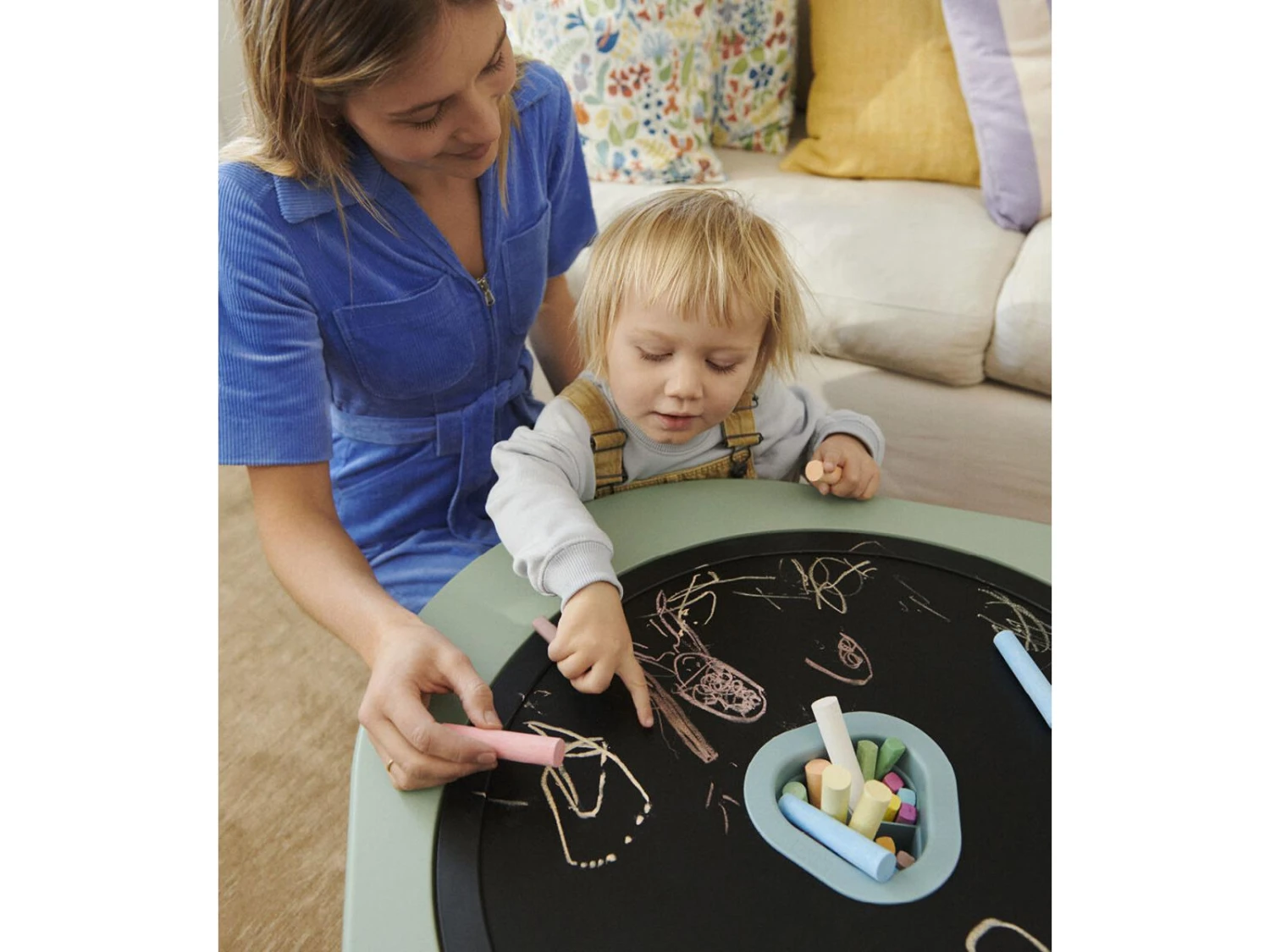 627301 - Sac De Rangement Slate Blue Pour Une Table Stokke® MuTable™ V2 4 627301 - Sac De Rangement Slate Blue Pour Une Table Stokke® MuTable™ V2 – Image 2