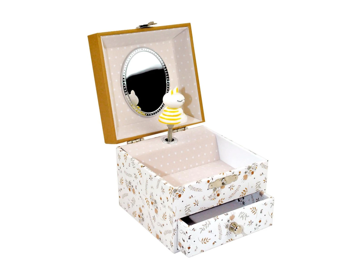 Trousselier S20301 - Boite à Musique Cube Ecureuil Dans La Prairie - Lutin Petit Pois© 4 Trousselier S20301 - Boite à Musique Cube Ecureuil Dans La Prairie - Lutin Petit Pois© – Image 2