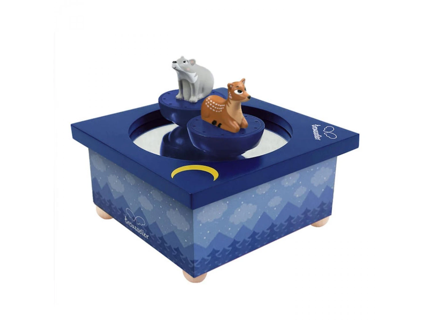 Trousselier S95040 - Boite à Musique Dancing Faon & Ours Dans La Forêt 3 Trousselier S95040 - Boite à Musique Dancing Faon & Ours Dans La Forêt