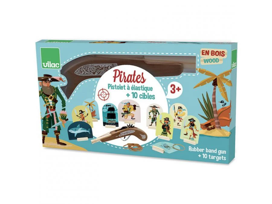 Vilac 9905 - Pistolet à élastiques Pirates 7 Vilac 9905 - Pistolet à élastiques Pirates – Image 5